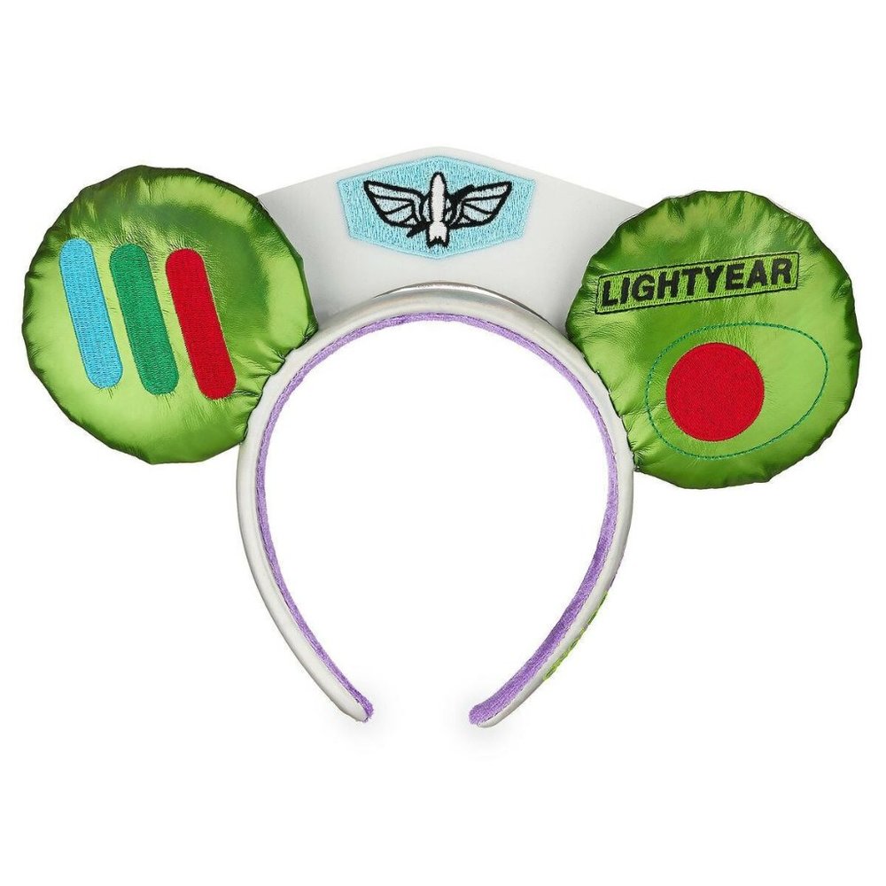 Disney Parks - Buzz Lightyear Space Ranger Mickey Ear Headband - Silver/Green